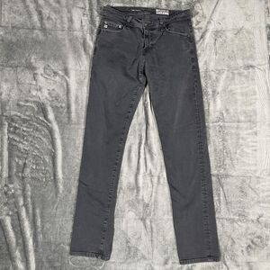 AG Adriano Goldschmied Tellis Jeans Mens 30x34 Gray Dark Wash Slim Stretch Denim